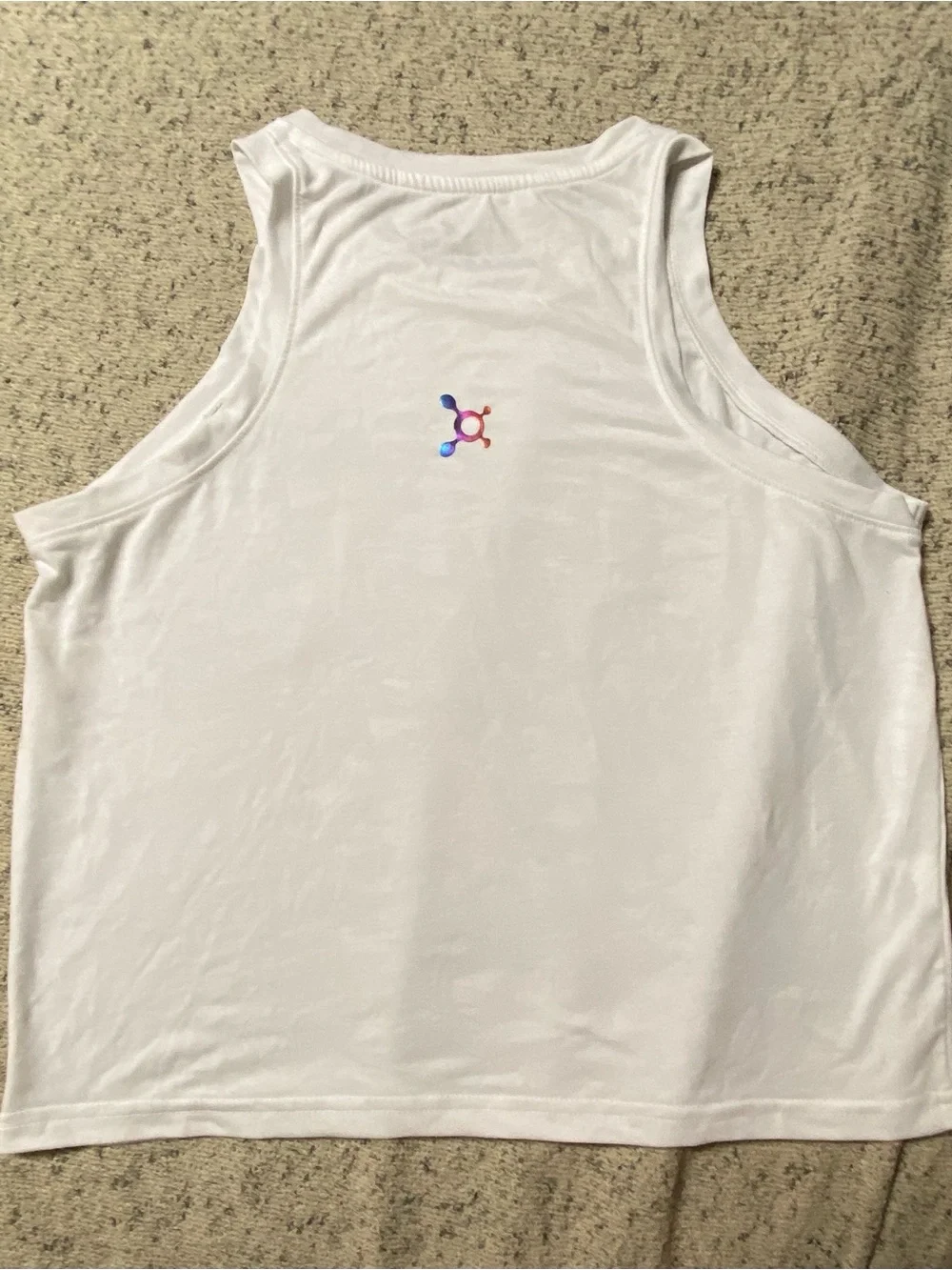 Orangetheory white sleeveless